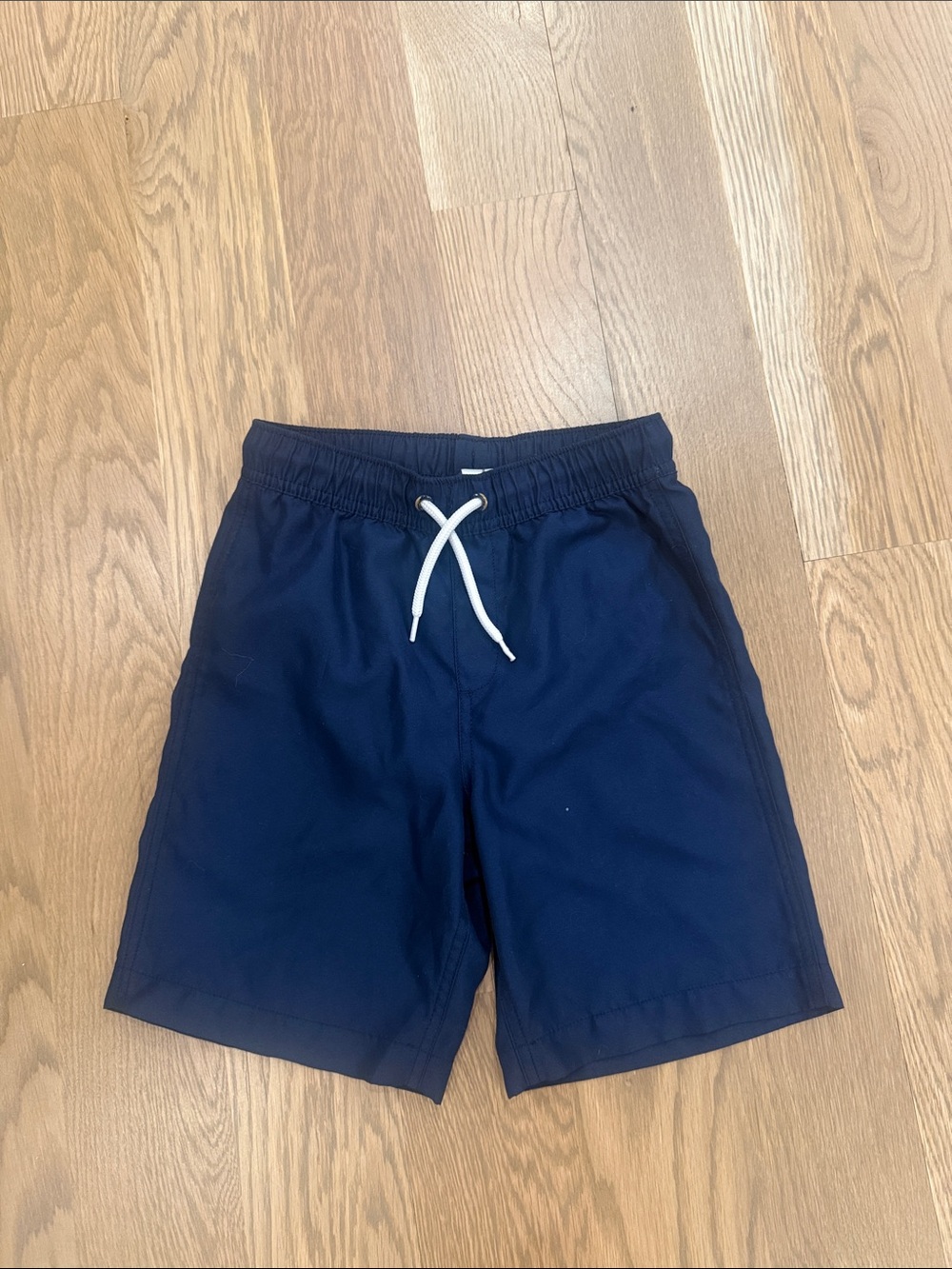 Lands' End Boys Navy Blue Swim Trunks